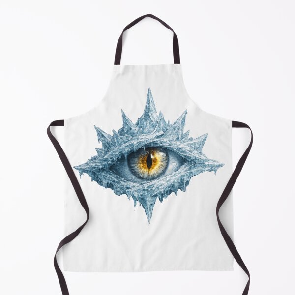 Item preview, Ice Eye – Frozen Crystal Eye Symbol with Golden Iris designed and sold by BoldLineDesign.