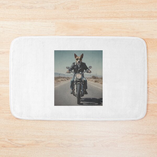 Item preview, Bad to the Bone Desert Biker Dog designed and sold by Silent Watch Threads..