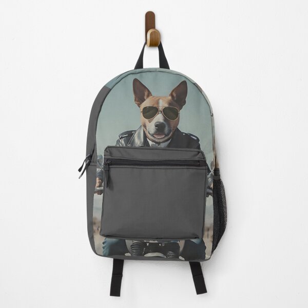 Item preview, Bad to the Bone Desert Biker Dog designed and sold by Silent Watch Threads..