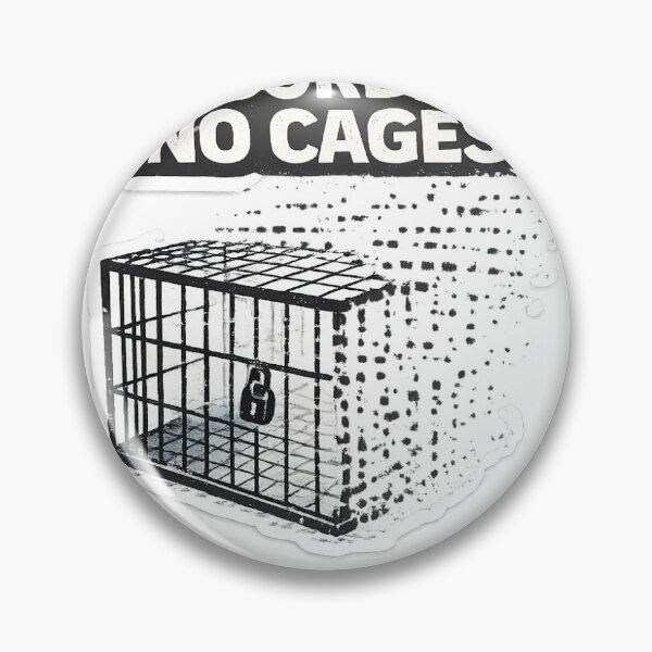 Item preview, No Borders, No Cages designed and sold by emptyseadesign.