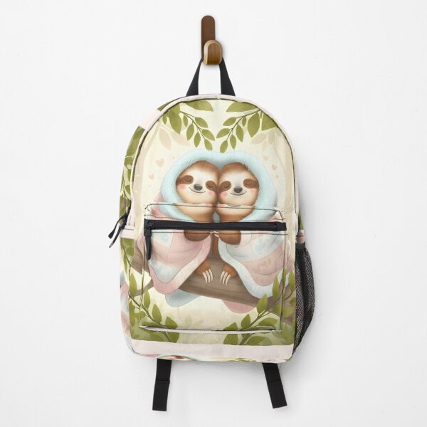 Item preview, Cuddling Sloths Sharing Cozy Jacket Love designed and sold by HumTumMe.