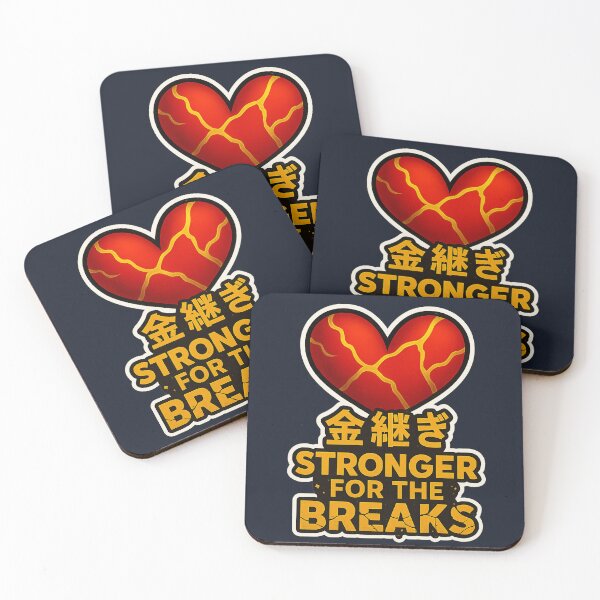 Item preview, Kintsugi Gold Cracked Heart - Stronger for the Breaks - Valentine Resilience Love Art designed and sold by AnTartstudios.