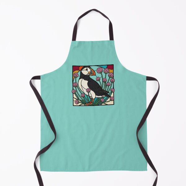 Item preview, Atlantic Puffin Sea Thrift Art designed and sold by BirdsnStuff.