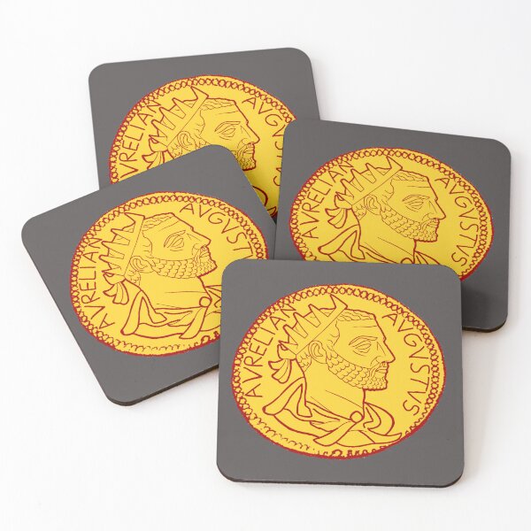 Item preview, Aurelian Coin Illustration | Crisis of the Third Century Roman Emperor coins designed and sold by Based History.