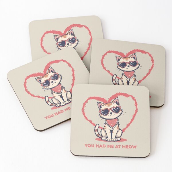 Item preview, VALENTINE CAT, "YOU HAD ME AT MEOW" designed and sold by BKDIGITALSHOP.
