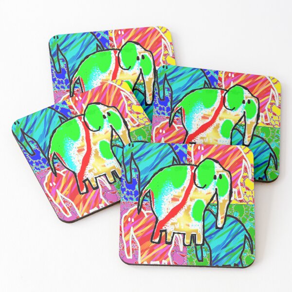 Item preview, elephant  fun urban pop 123 designed and sold by LowEndGraphics.