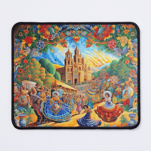 Item preview, Colorful Talavera Mosaic Mural designed and sold by TinCatOutPost.