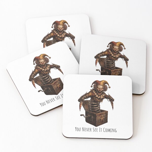 Item preview, Jack-in-the-Box Assassin – You Never See It Coming | Childhood Comfort Turned Nightmare designed and sold by DigiWoosh.