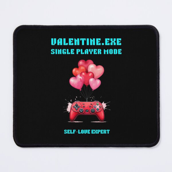 Item preview, Valentine Exe Single Player Mode Self-Love Expert — Anti-Valentine Gift designed and sold by Retro Gamer Gifts.