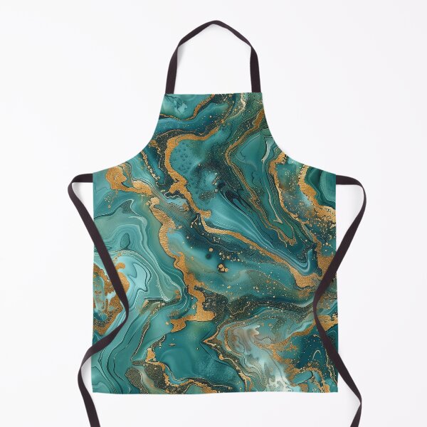 Item preview, Marble in petrol blue & liquid gold designed and sold by Letteraddicted.