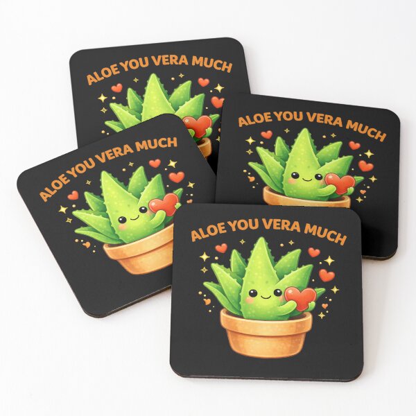 Item preview, Aloe You Vera Much Cute Plant Pun Shirt – Funny Love Gift designed and sold by Papier Atelier Art.