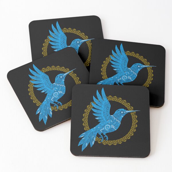 Item preview, Blue Aztec Hummingbird designed and sold by studioss76.