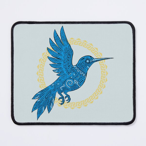 Item preview, Blue Aztec Hummingbird designed and sold by studioss76.