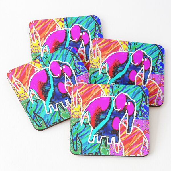Item preview, Elephant Zig Pop Art  designed and sold by LowEndGraphics.