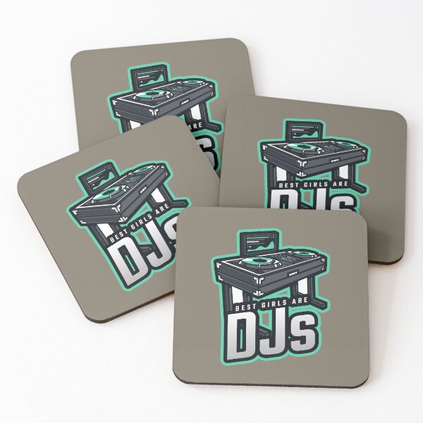 Item preview, Best Girls Are DJs - Funny Turntable Music Design for Girls designed and sold by DesignsVault.