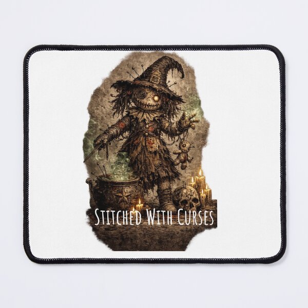 Item preview, Rag Doll Witch – Stitched With Curses | Childhood Comfort Turned Nightmare designed and sold by DigiWoosh.