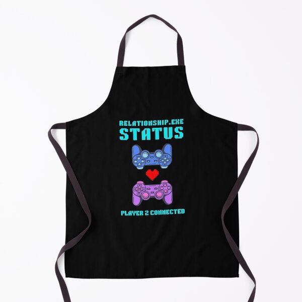 Item preview, Relationship Exe Status Player 2 Connected — Gamer Couple Gift — Valentine Art designed and sold by Retro Gamer Gifts.