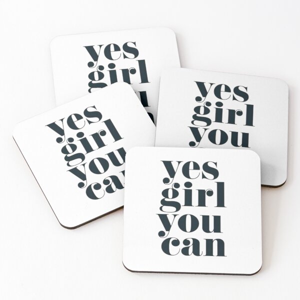 Item preview, Yes Girl You Can Minimal Typography Quote designed and sold by Yeye´s Shop.