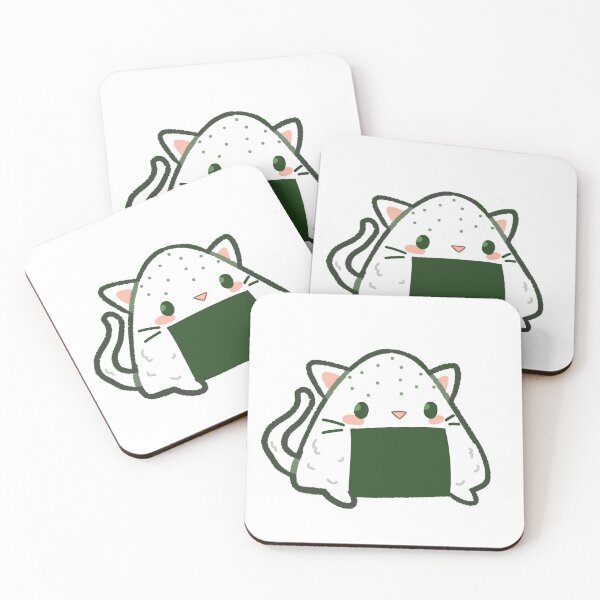 Item preview, Kitty Onigiri designed and sold by Jleafshop.