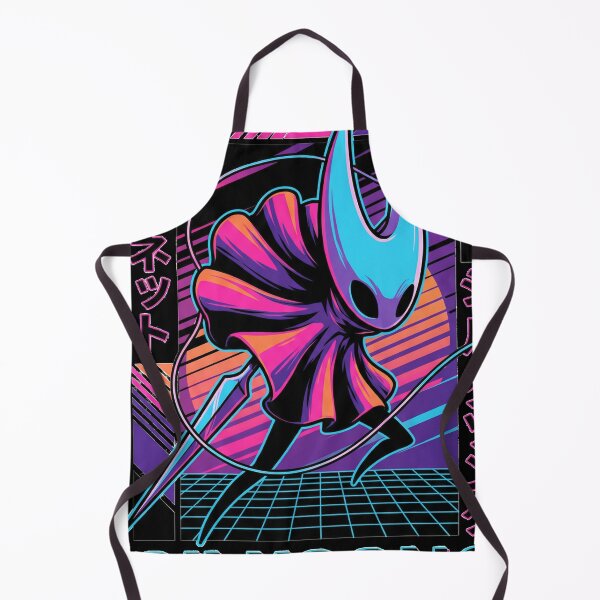 Item preview, Hollow Knight Silksong Retrowave T-Shirt | Hornet Neon Synthwave Hoodie | 80s Retro Vaporwave Gaming Merch Sticker  designed and sold by Senpaiwaves.