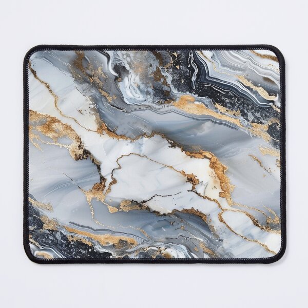 Item preview, Marble composition in silver, grey & gold designed and sold by Letteraddicted.