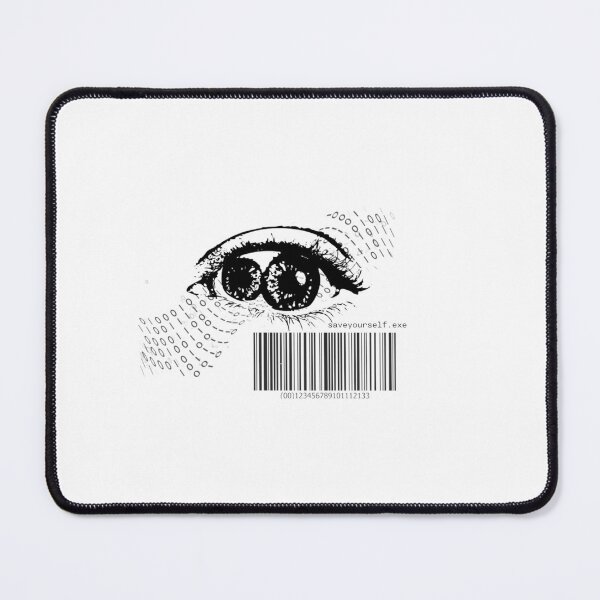 Item preview, creepy digital cybercore eye  designed and sold by lunatiris.