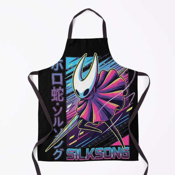 Item preview, Hollow Knight Silksong Vaporwave T-Shirt | Hornet Neon Palm Sunset Hoodie | Retro 80s Synthwave Knight Sticker designed and sold by Senpaiwaves.