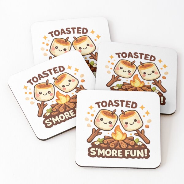 Item preview, Cute Toasted Marshmallows by Campfire designed and sold by TrendlyStudio.