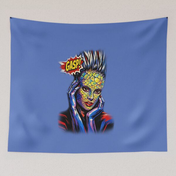 Item preview, Woman face pop art painting designed and sold by Natart1004.