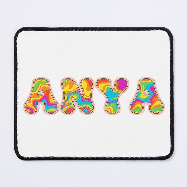 Item preview, ❤️ Anya Personalized Name Wavy Retro Shirt, Coffee Mug, Sticker Gift designed and sold by HelixPedia.