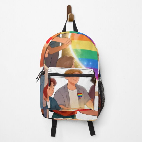 Item preview, United in Love: Intergenerational LGBTQ+ Community Heart designed and sold by rainbowgremlin.