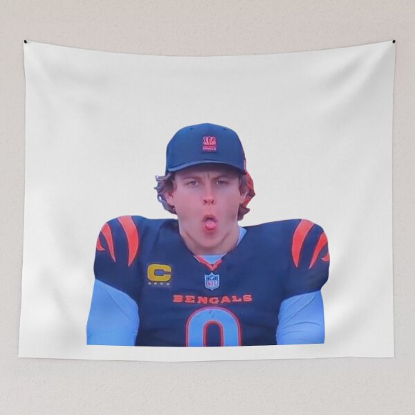 Item preview, Joe Burrow Funny Face Bengals Sticker designed and sold by theintentionalteacher.