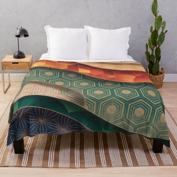 Item preview, Intricate 3D Layered Patterns Rainbow Colors designed and sold by Ed & Harmony.