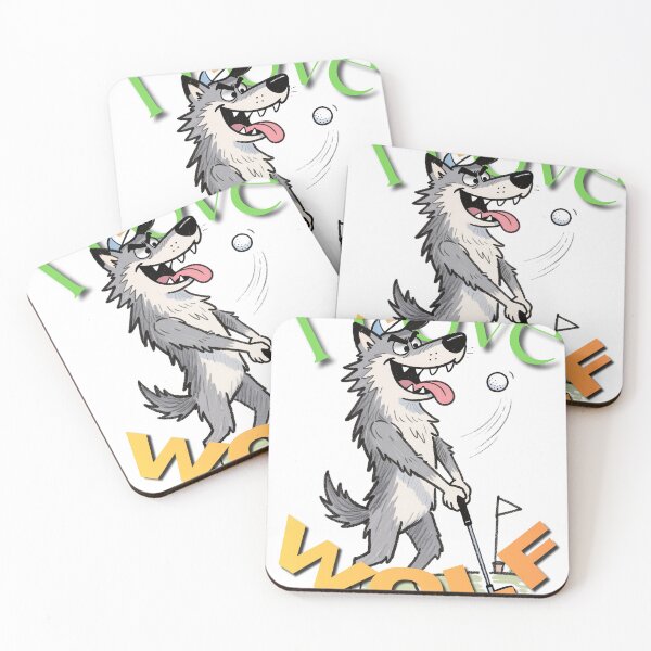 Item preview, Wolf golf designed and sold by Zenobi Planet.
