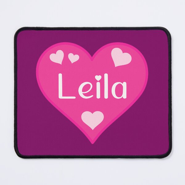 Item preview, Leila Name Pink Heart  designed and sold by Jeallan Designs.