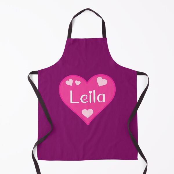 Item preview, Leila Name Pink Heart designed and sold by Jeallan Designs.