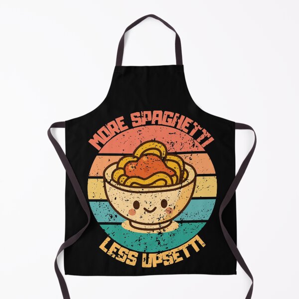 Artikelvorschau, Spaghetti Retro. Mehr Spaghetti, weniger Ärger – T-Shirt. entworfen und verkauft von Gajabuu.