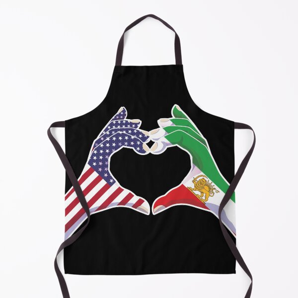 Item preview, American–Iranian Unity | Heart Hands with Lion and Sun designed and sold by FlagX.