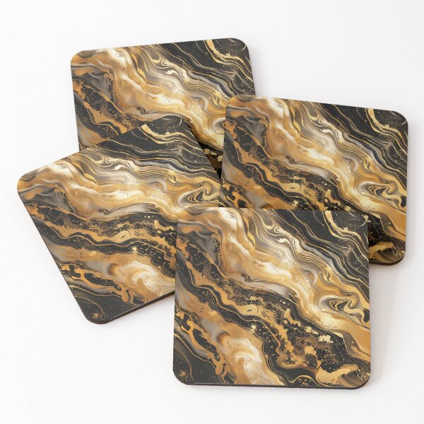 Item preview, Black and gold marble designed and sold by Letteraddicted.