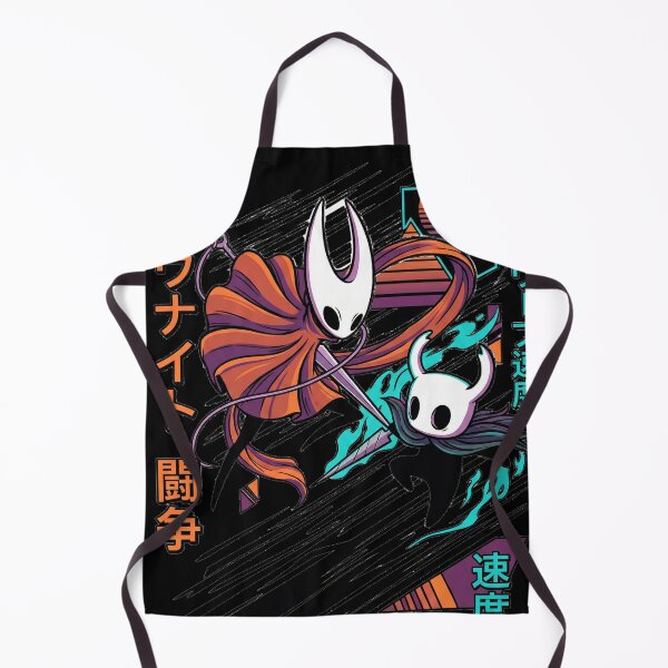 Item preview, Hollow Knight Silksong Ghost vs Hornet 80s Retro Tee | Hornet Vaporwave Neon Sunset Hoodie | Synthwave Metroidvania Gaming Sticker designed and sold by Senpaiwaves.