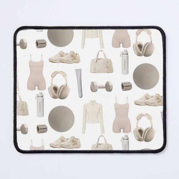 Item preview, beige pilates aesthetic pack designed and sold by delicate-pov.