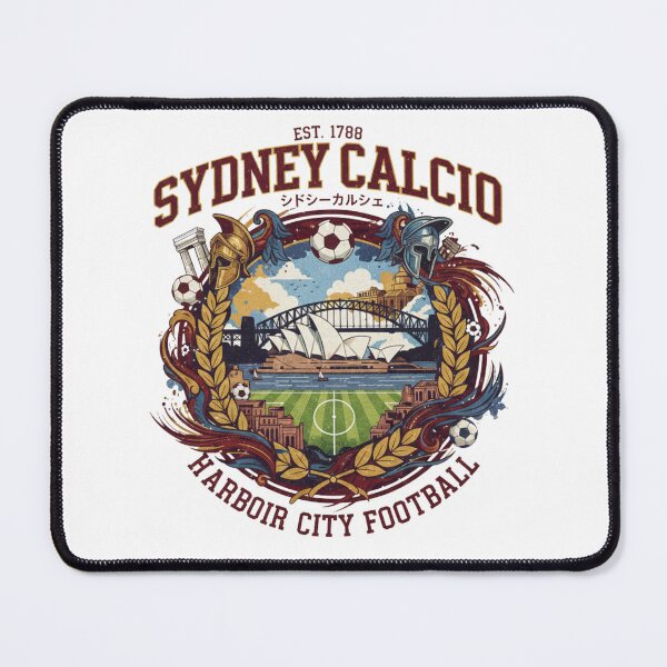 Item preview, Sydney Calcio - Harbour City Football Club Vintage Soccer Crest designed and sold by Deviantfant.