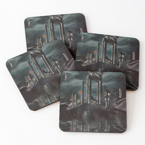 Item preview, Floating Ancient Ruins Under Stormy Sky – Surreal Dreamscape designed and sold by EK-World.