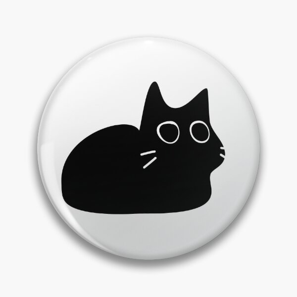 Item preview, Blank Stare Cat – Cute Minimalist Kitty Illustration designed and sold by satanpanties666.