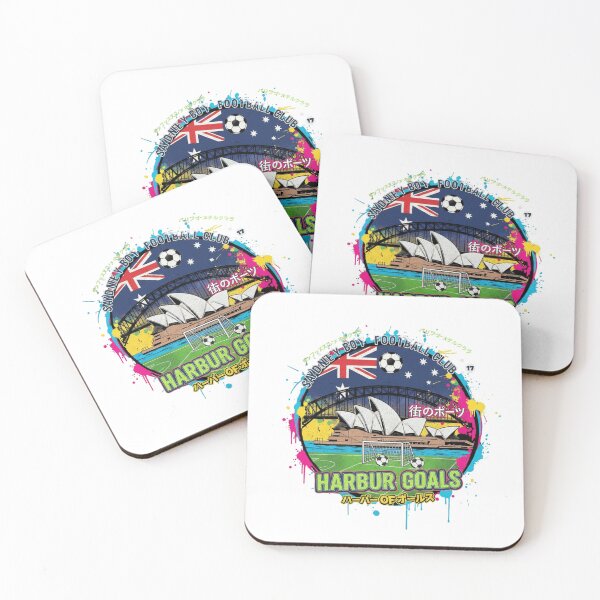 Item preview, Sydney Harbour Goals - Retro Soccer & City Graffiti Art designed and sold by Deviantfant.