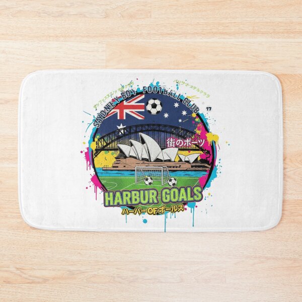 Item preview, Sydney Harbour Goals - Retro Soccer & City Graffiti Art designed and sold by Deviantfant.