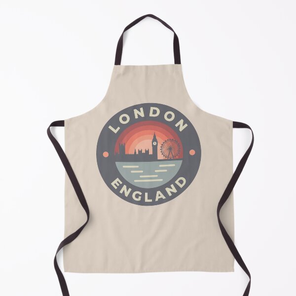 Item preview, London United Kingdom Travel Badge with Big Ben and Tower Bridge designed and sold by InvestingRoad.