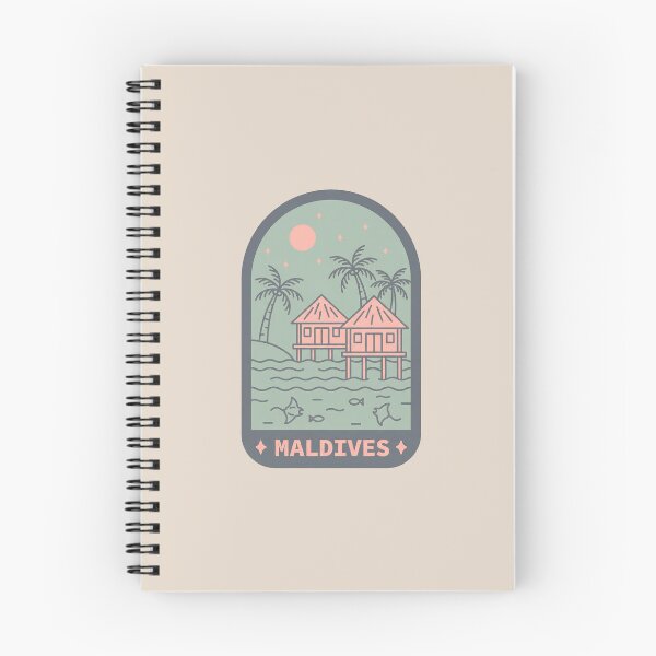 Item preview, Maldives Travel Badge, Indian Ocean Overwater Bungalows, Tropical Island Paradise designed and sold by InvestingRoad.