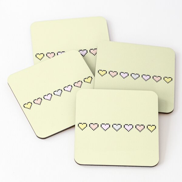 Item preview, Pangender Pixel Pride Hearts designed and sold by Lilac-Cat.