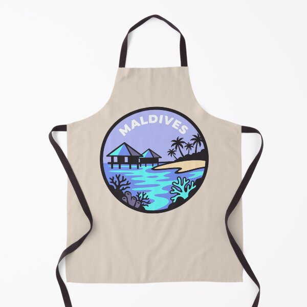 Item preview, Maldives Travel Badge, Indian Ocean Overwater Bungalows, Tropical Island Paradise designed and sold by InvestingRoad.